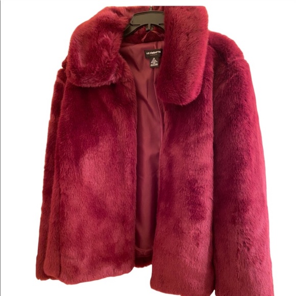 Liz Claiborne Jackets & Blazers - Liz Claiborne Faux Fur Jacket